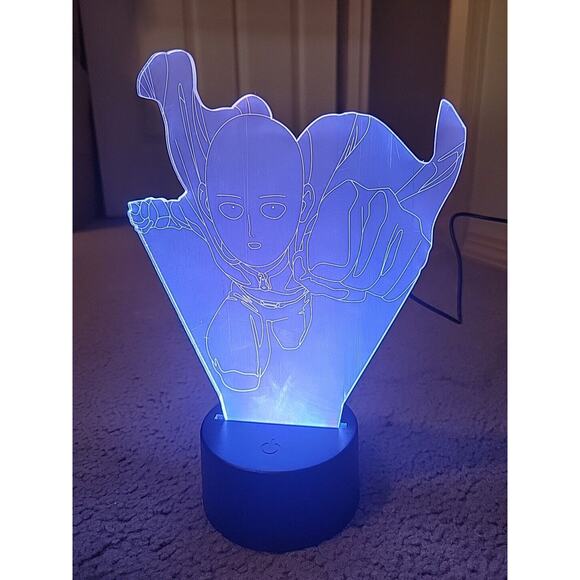 ONE PUNCH Man Light Up Color Changing Night Light Lamp LED - Picture 1 of 6